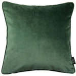 Laden Sie das Bild in den Galerie-Viewer, McAlister Textiles Matt Moss Green Piped Velvet Cushion Cushions and Covers Cover Only 43cm x 43cm 
