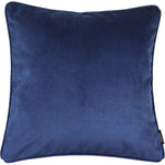 Laden Sie das Bild in den Galerie-Viewer, McAlister Textiles Matt Navy Blue Piped Velvet Cushion Cushions and Covers Cover Only 43cm x 43cm 
