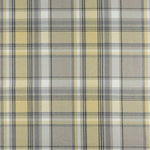 Laden Sie das Bild in den Galerie-Viewer, McAlister Textiles Heritage Tartan Mustard Yellow + Grey Curtain Fabric Fabrics 
