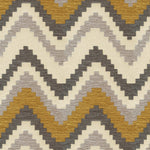 Laden Sie das Bild in den Galerie-Viewer, McAlister Textiles Navajo Yellow + Grey Striped Curtains Tailored Curtains 
