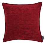 Laden Sie das Bild in den Galerie-Viewer, McAlister Textiles Plain Chenille Red Cushion Cushions and Covers 
