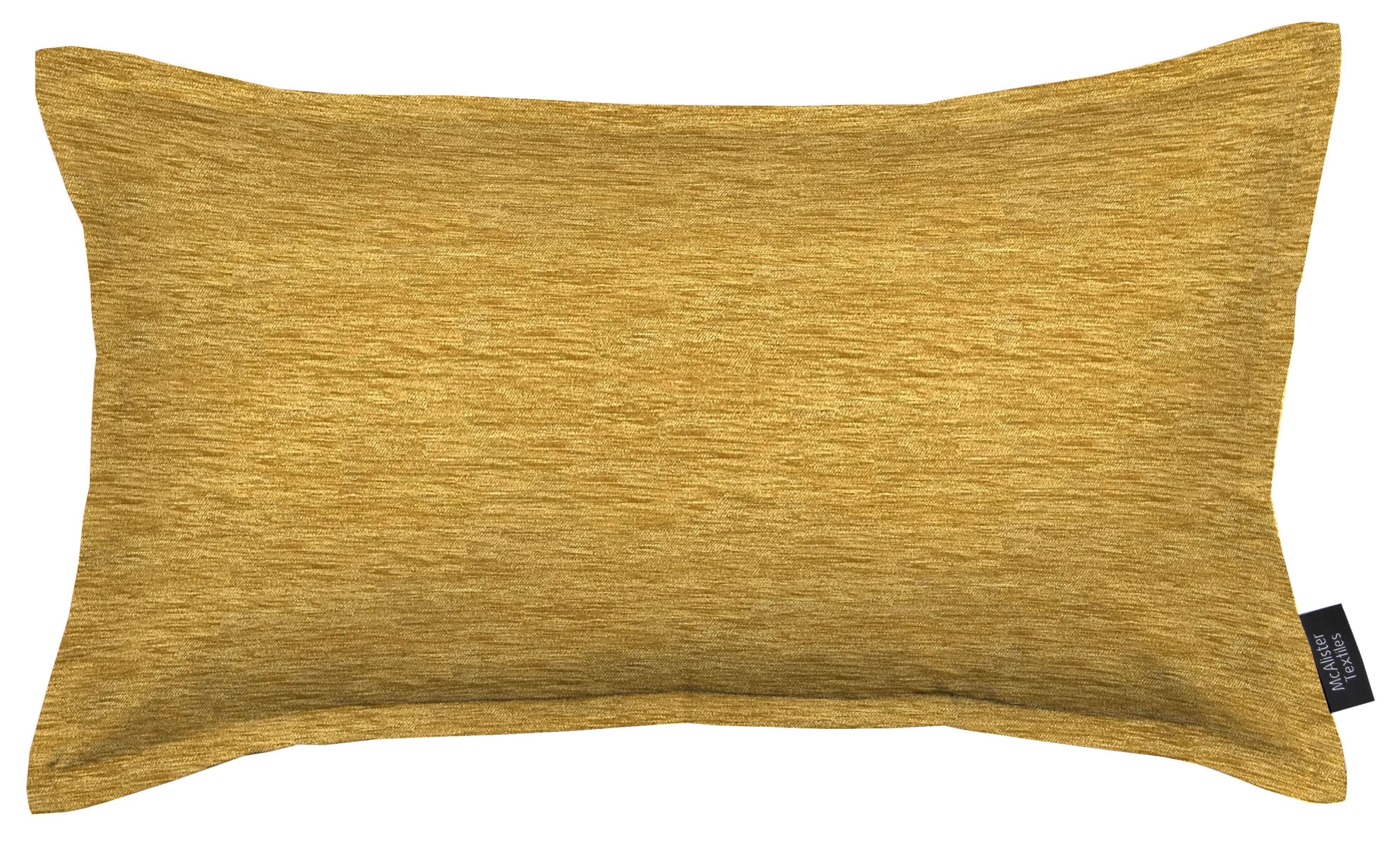 McAlister Textiles Plain Chenille Yellow Pillow Pillow 