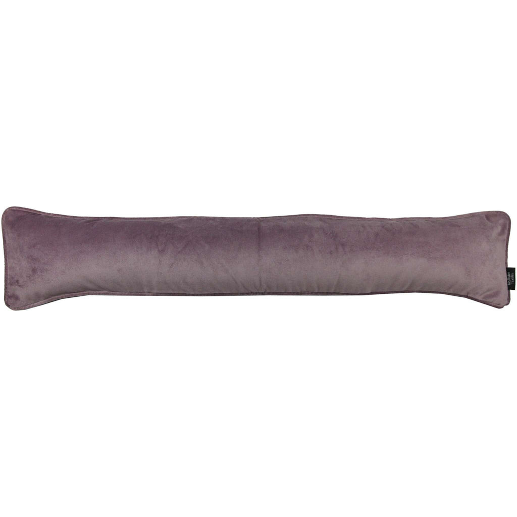 McAlister Textiles Matt Lilac Purple Velvet Draught Excluder Draught Excluders 18 x 80cm 