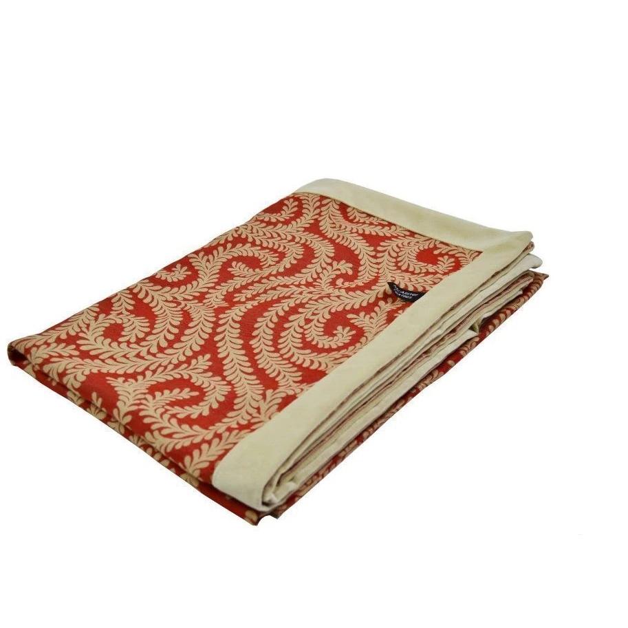 McAlister Textiles Little Leaf Burnt Orange Throws & Runners Throws and Runners Regular (130cm x 200cm) 