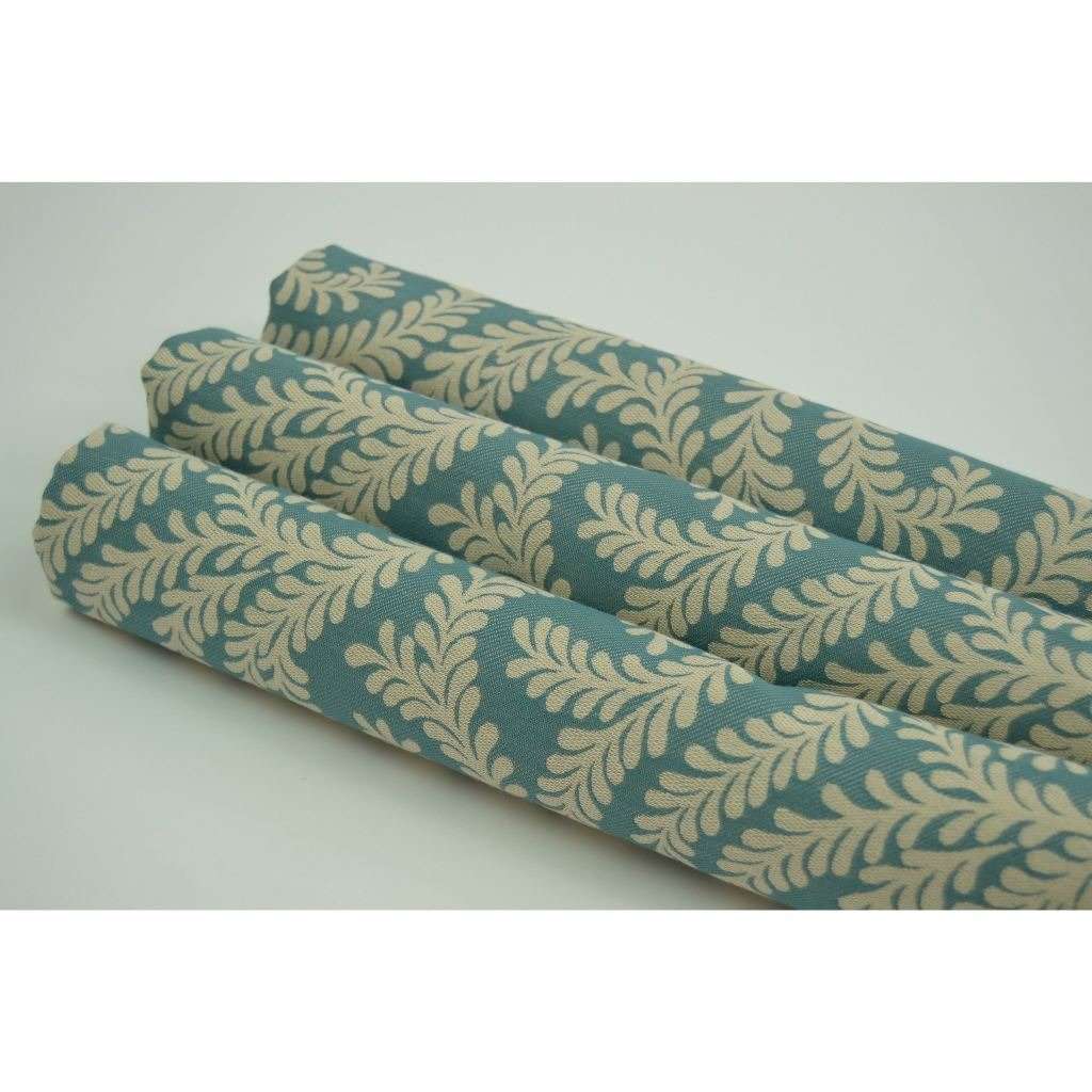 McAlister Textiles Little Leaf Teal Fabric Fabrics 