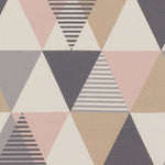 Laden Sie das Bild in den Galerie-Viewer, McAlister Textiles Vita Blush Pink and Grey FR Fabric Fabrics 
