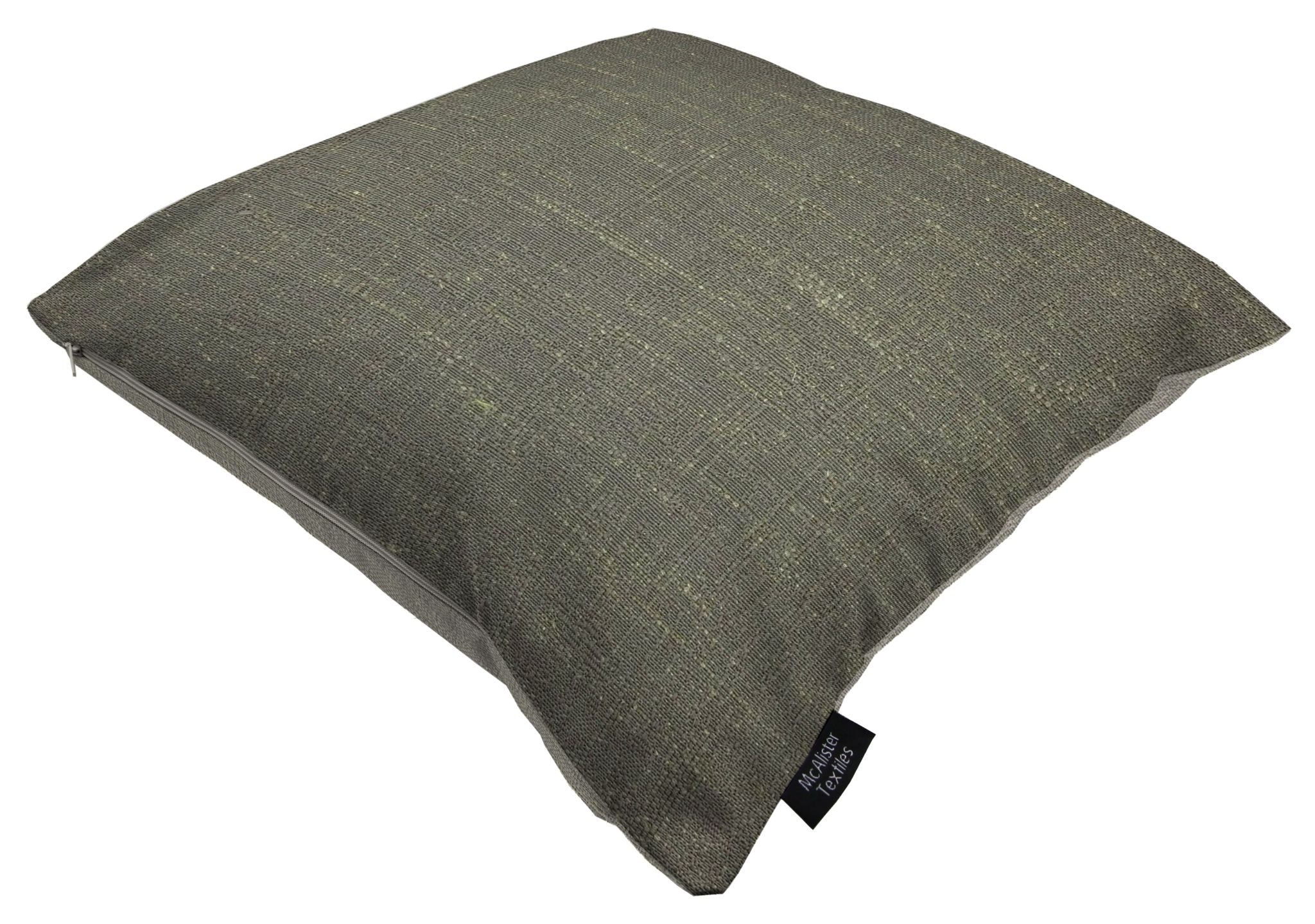 McAlister Textiles Harmony Charcoal and Dove Grey Plain Cushions Cushions and Covers Cover Only 43cm x 43cm 
