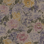 Laden Sie das Bild in den Galerie-Viewer, McAlister Textiles Blooma Purple, Pink and Ochre Floral Fabric Fabrics 1 Metre 
