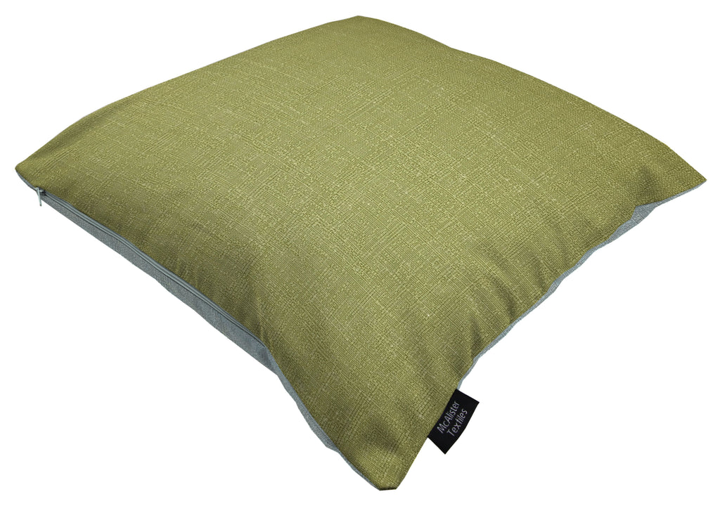 McAlister Textiles Harmony Sage Green and Duck Egg Plain Cushions Cushions and Covers Cover Only 43cm x 43cm 