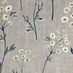 Laden Sie das Bild in den Galerie-Viewer, McAlister Textiles Meadow Soft Grey Floral Cotton Print Fabric Fabrics 
