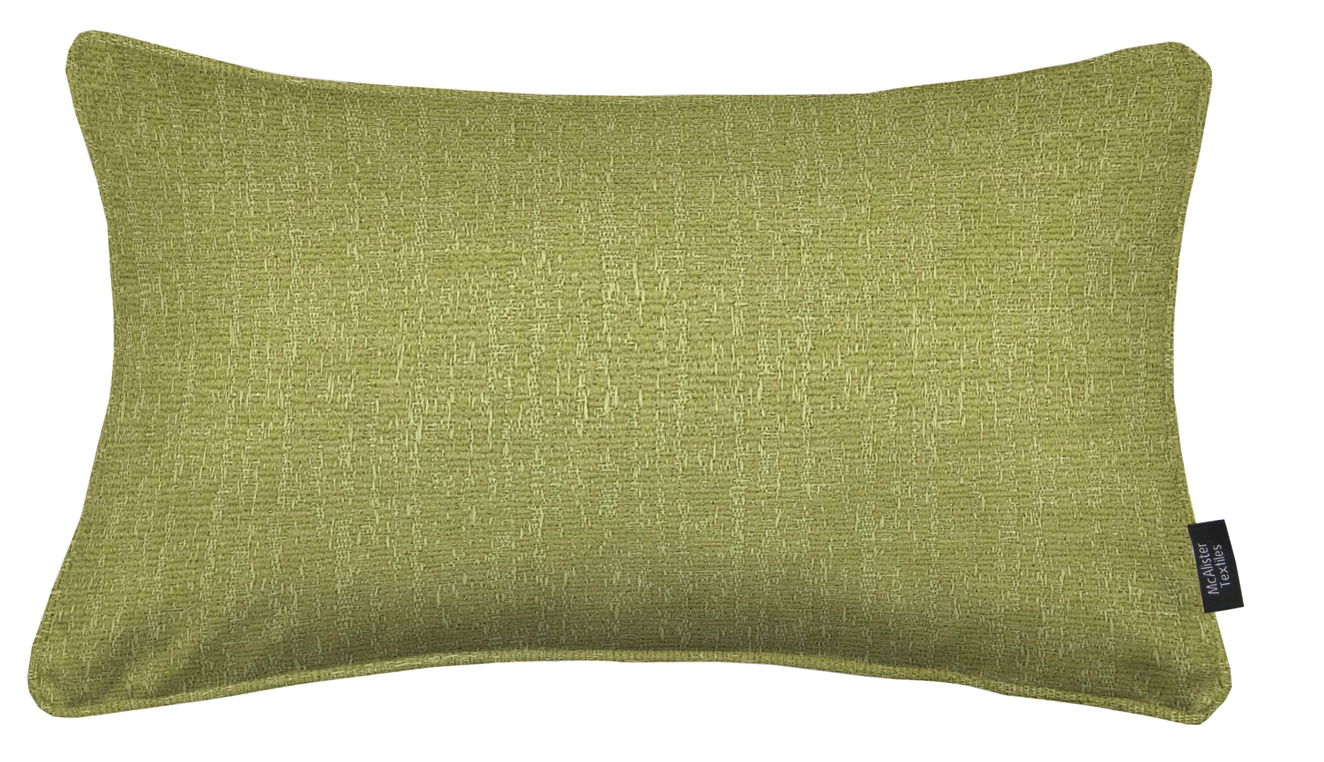 McAlister Textiles Eternity Sage Green Chenille Pillow Pillow Cover Only 50cm x 30cm 