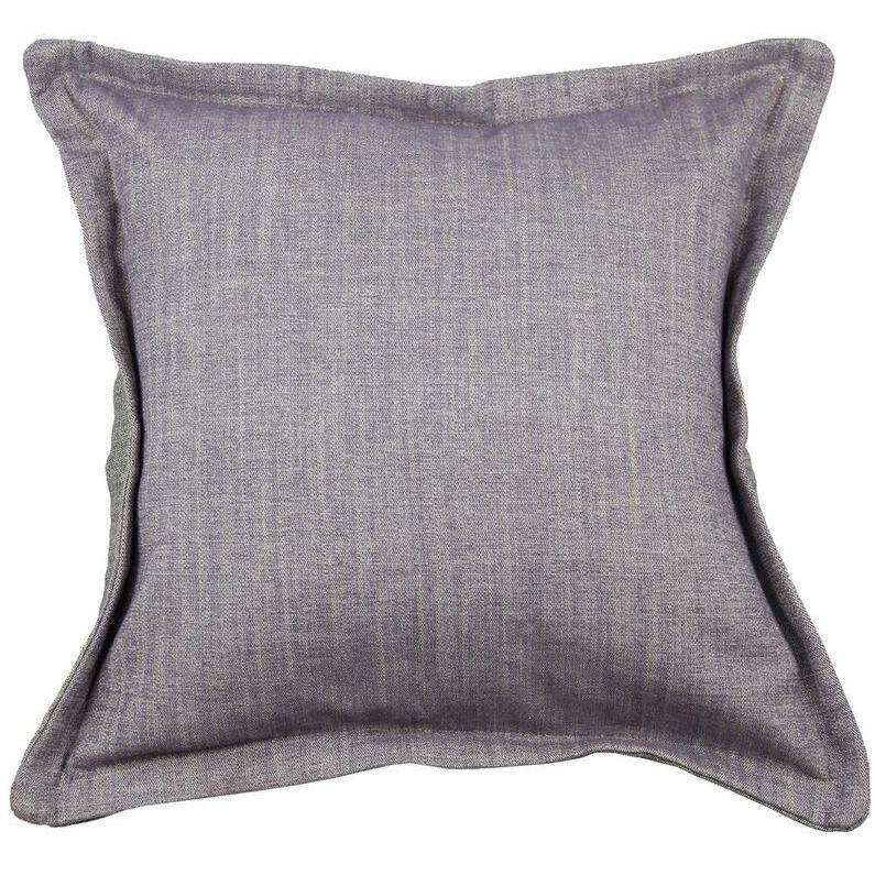McAlister Textiles Rhumba Accent Lilac Purple + Grey Cushion Cushions and Covers Cover Only 43cm x 43cm 
