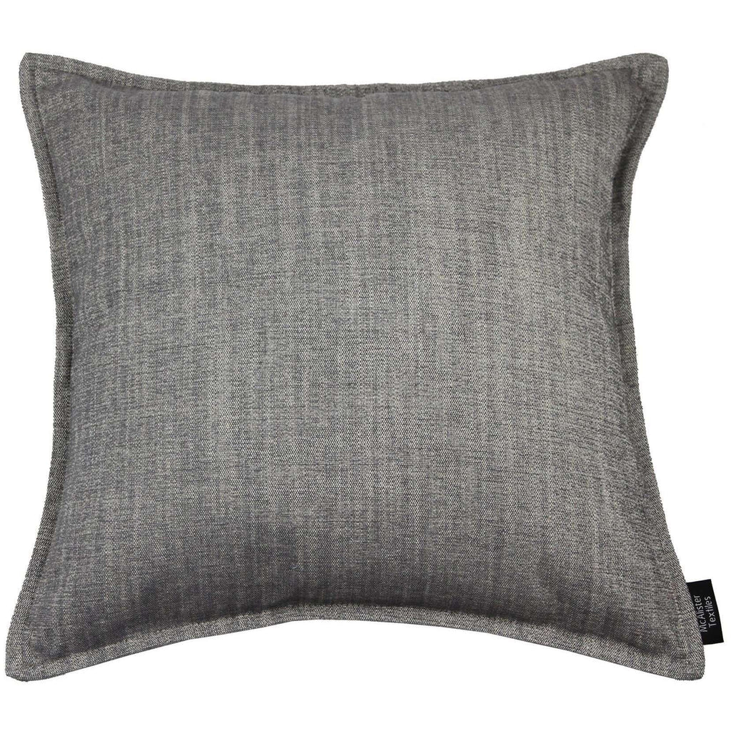 McAlister Textiles Rhumba Charcoal Grey Cushion Cushions and Covers Cover Only 43cm x 43cm 