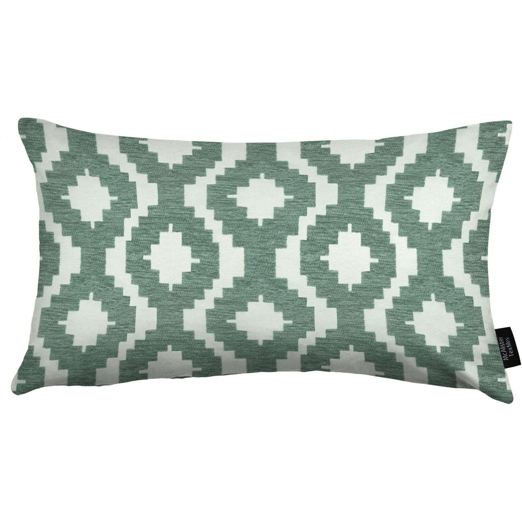 McAlister Textiles Arizona Geometric Duck Egg Blue Pillow Pillow Cover Only 50cm x 30cm 