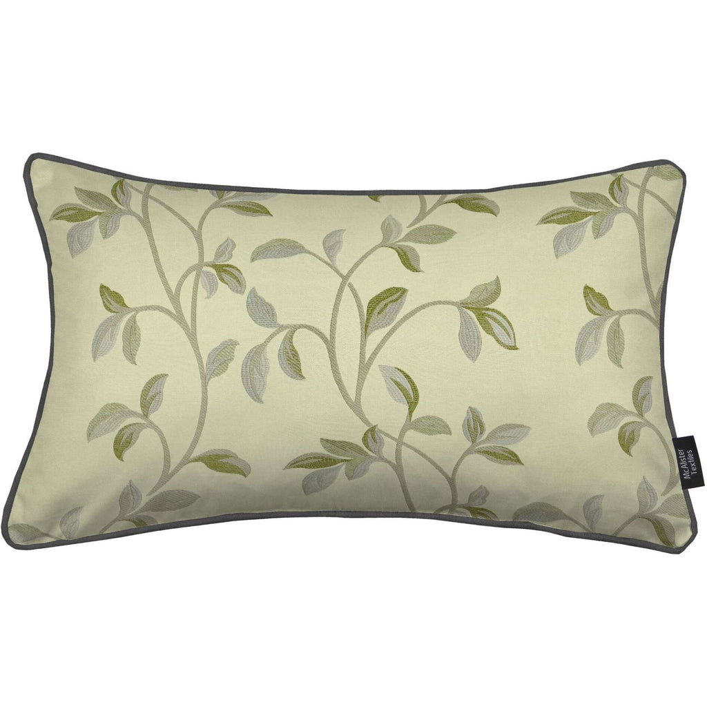 McAlister Textiles Annabel Floral Sage Green Pillow Pillow Cover Only 50cm x 30cm 