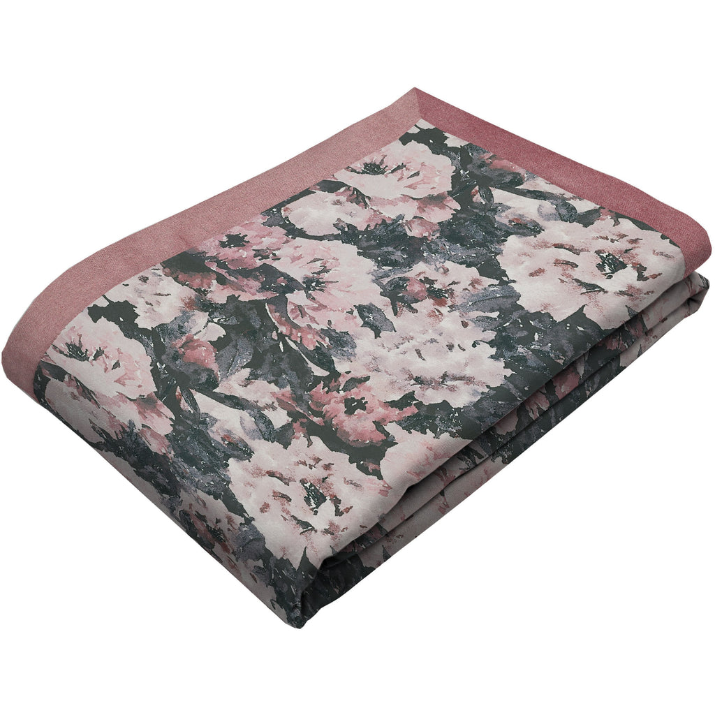 McAlister Textiles Camille Floral Velvet Throw Blankets & Runners Throws and Runners Regular (130cm x 200cm) 