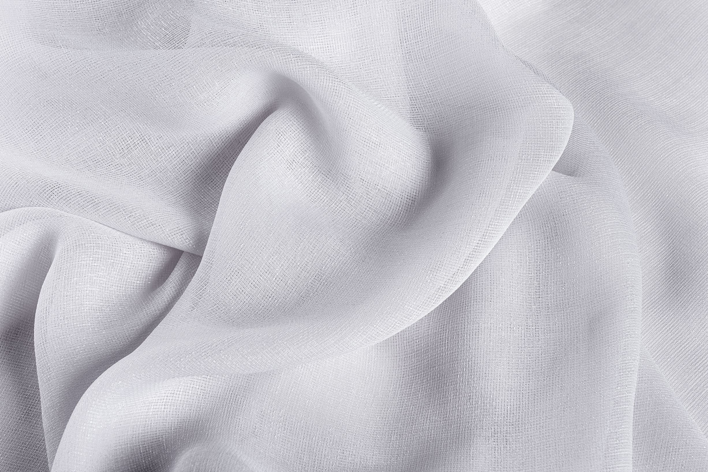 McAlister Textiles Infinity White Wide Width Voile Curtain Fabric Fabrics 