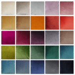 Laden Sie das Bild in den Galerie-Viewer, McAlister Textiles Matt Fern Green Velvet Fabric Fabrics 

